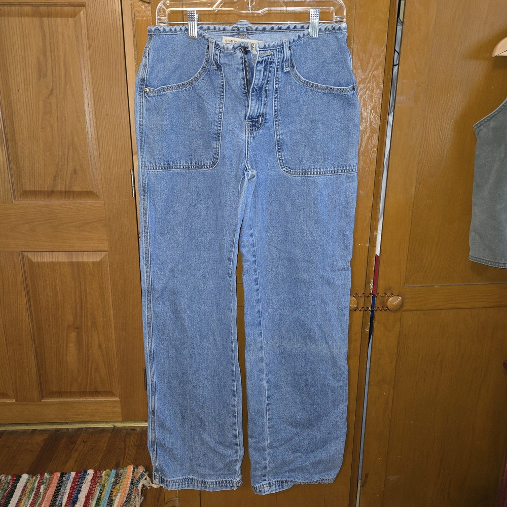 Classic Blue Straight Leg Women's Jeans